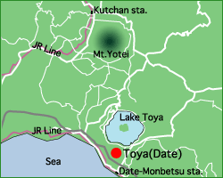 map of toya